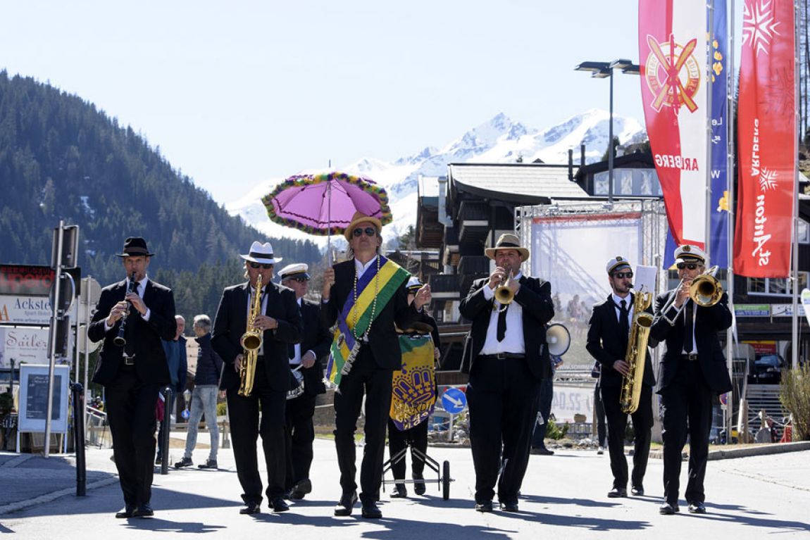 Musikfestival &quot;New Orleans meets Snow“ 2020 in St. Anton am Arlberg/Tirol