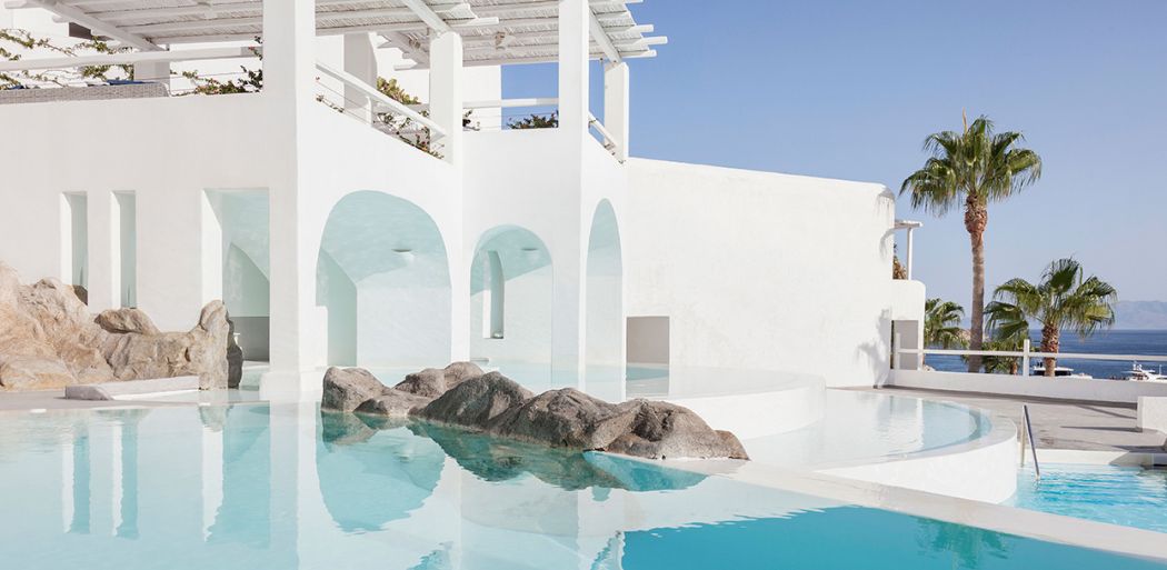 5-Sterne Designhotel Grecotel Mykonos Blu, Griechenland